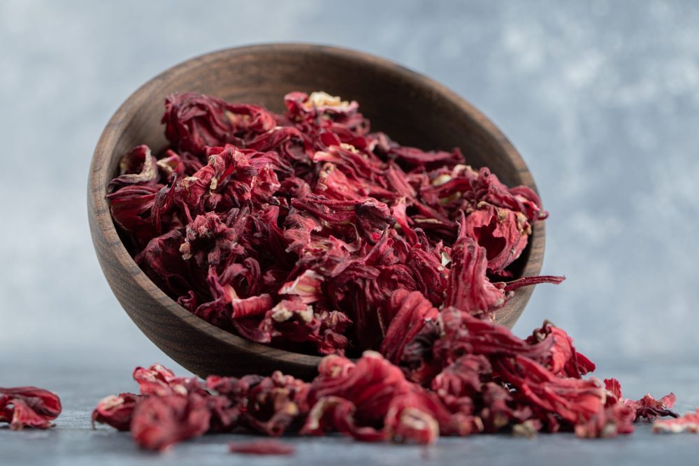 Ovalium Pulver - Dried Hibiscus Flowers